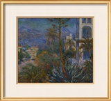 The Villas at Borighera Framed Giclee Print by Claude Monet