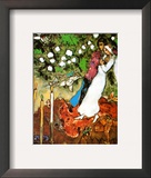 Three Candles Prints by Marc Chagall