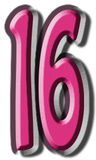 Number 16 PAPPFIGUREN IN LEBENSGRÖSSE