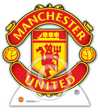 Manchester United-Shield PAPPFIGUREN IN LEBENSGRÖSSE