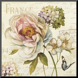 Marche de Fleurs III Mounted Print by Lisa Audit