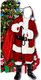 Father Christmas -Stand-In Silhouette découpée