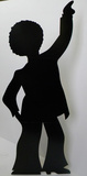 Disco Dancer - Male Silhouette PAPPFIGUREN IN LEBENSGRÖSSE