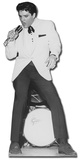 Elvis -White Jacket and Drum Silhouette découpée