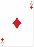 Ace of Diamonds PAPPFIGUREN IN LEBENSGRÖSSE