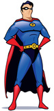 Superhero Cut-out Silhouette découpée