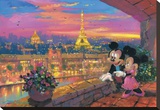 A Paris Sunset Edycja limitowana na płótnie autor James Coleman