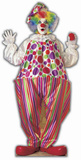 Clown PAPPFIGUREN IN LEBENSGRÖSSE