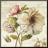 Marche de Fleurs II Mounted Print by Lisa Audit