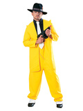 Gangster in Yellow Suit Silhouette découpée