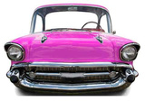 Pink Car Small -Stand-In PAPPFIGUREN IN LEBENSGRÖSSE