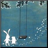 Follow Your Heart- Let's Swing Impressão montada por Kristiana Pärn Follow Your Heart- Let's Swing Impressão montada por Kristiana Pärn