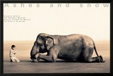 Boy Reading to Elephant, Mexico City Prints by Gregory Colbert