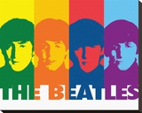 Beatles-Pop Stretched Canvas Print