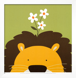 Peek-a-Boo IX, Lion Prints by Yuko Lau
