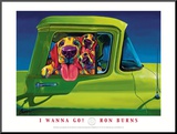 I Wanna Go Impressão montada por Ron Burns