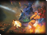 Star Wars-Band Stretched Canvas Print