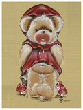 Nounours Chaperon Rouge Art by Stephanie Holbert