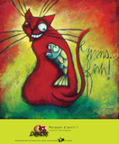 Je m'en Fish Posters by Isabelle Castonguay