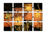 Networked Klimt Premium Giclee Print by Michael Timmons