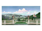Tuscan Landscape Impressão giclée premium por Victor Valla Tuscan Landscape Impressão giclée premium por Victor Valla