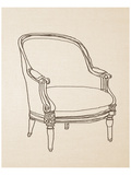 Chair Foyer I Impressão giclée premium por Irena Orlov Chair Foyer I Impressão giclée premium por Irena Orlov