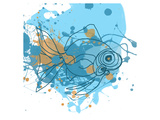 Blue Fish Premium Giclee Print by Irena Orlov