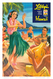 Libby’s Hula Girl c.1957 Prints by Lafferty 