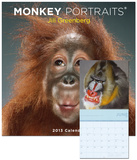 Monkey Portraits - 2013 Wall Calendar Calendars