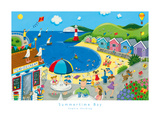 Summertime Bay Art by Sophie Harding