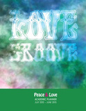 Peace & Love - 2013 Notebook Academic Planner Calendars