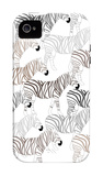 Zebra Pattern iPhone 4/4S Case by Avalisa 