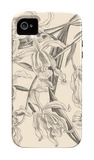 Orchid on Khaki II iPhone 4/4S Case by Samuel Curtis