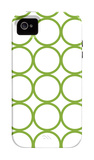 Green Circles iPhone 4/4S Case by Avalisa 