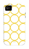 Yellow Circles iPhone 4/4S Case por Avalisa