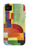 Colored Forms (I) iPhone 4/4S Case por August Macke Colored Forms (I) iPhone 4/4S Case por August Macke