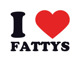 I Heart Fattys Giclee Print