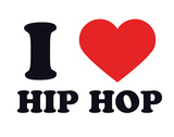 I Heart Hip Hop Giclee Print