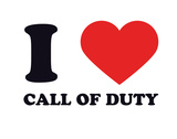 I Heart Call of Duty Giclee Print
