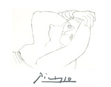 Femme couchée Reproductions pour les collectionneurs par Pablo Picasso