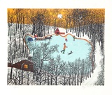 Walden Pond in Winter Edition limitée par Kay Ameche