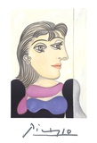 Buste de Femme au Foulard Mauve Reproductions pour les collectionneurs par Pablo Picasso