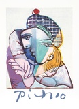 Portrait de Femme au Veret Escossais Sammlerdrucke von Pablo Picasso