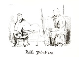 Le Pientre et Son Modele Reproductions pour les collectionneurs par Pablo Picasso