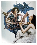 Untitled (Blue Pegasus) Edition limitée par Robert Anderson