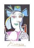 Buste De Femme Au Chapeau Bleu Reproductions pour les collectionneurs par Pablo Picasso