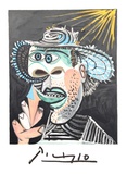 Homme Au Cornet Reproductions pour les collectionneurs par Pablo Picasso