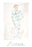 Arlequin en pied Reproductions pour les collectionneurs par Pablo Picasso