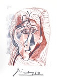 Visage De Femme De Face Reproductions pour les collectionneurs par Pablo Picasso