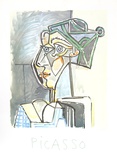 Tete de Femme au Chignon Reproductions pour les collectionneurs par Pablo Picasso